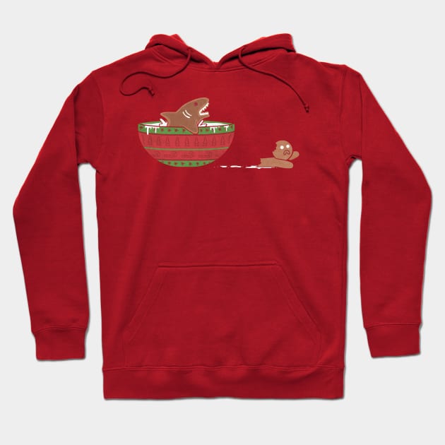 Gingerbread Jaws Hoodie by HandsOffMyDinosaur